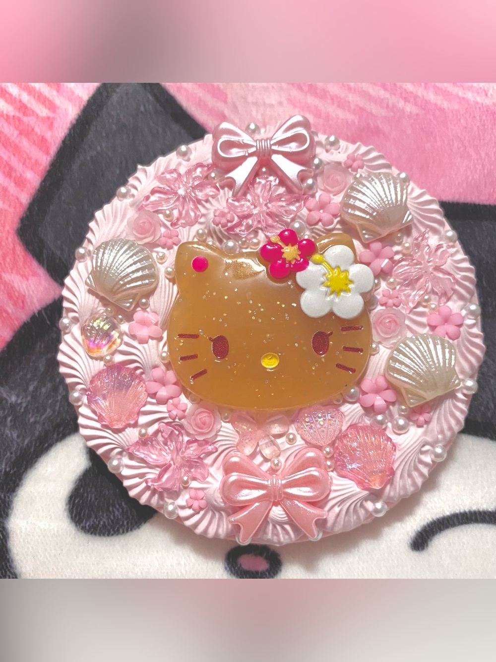 Sanrio Hello Kitty Kawaii Decoden Compact Mirror
